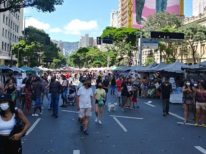Mapa digital permite localizar barracas e produtos da Feira Hippie na Avenida Afonso Pena