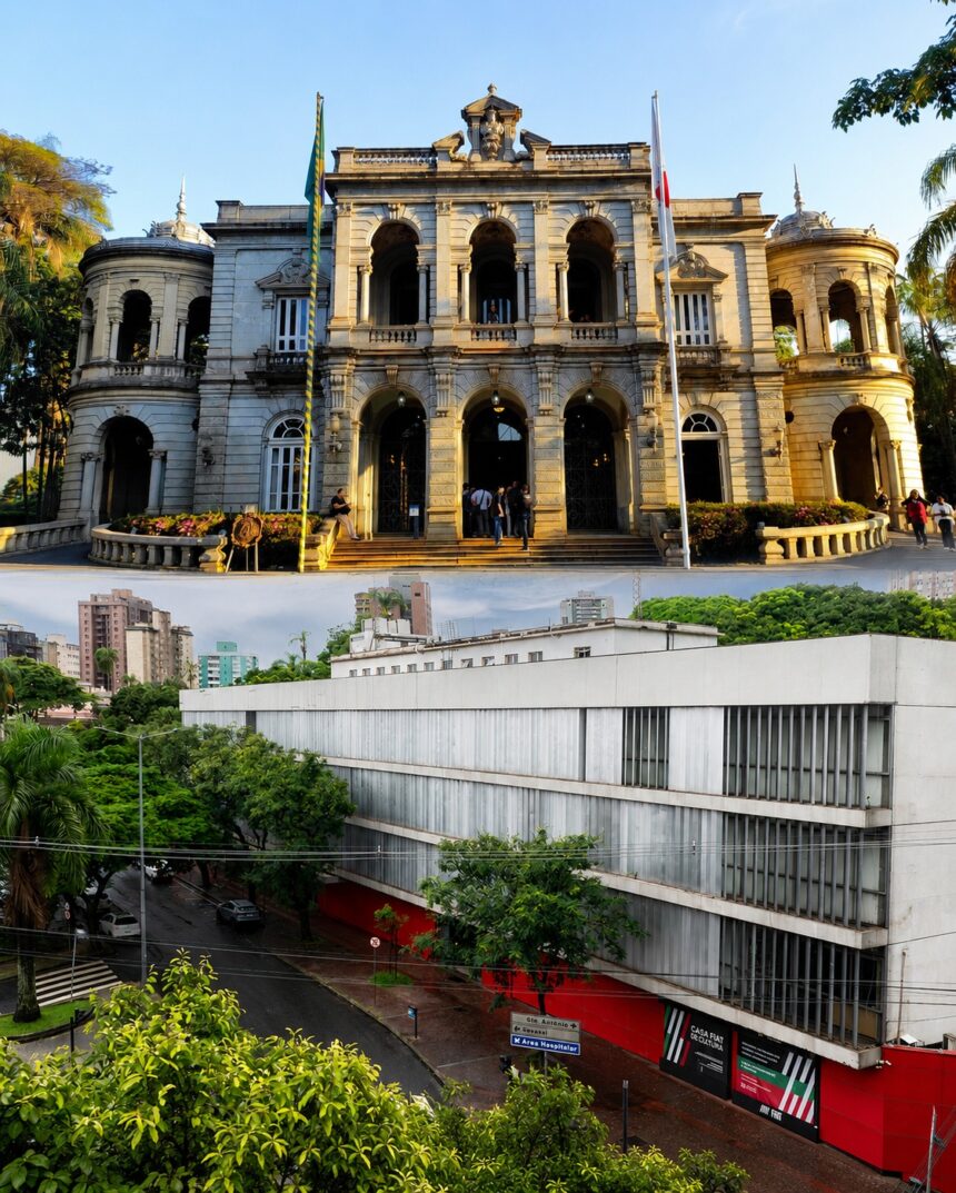 Casa Fiat de Cultura e Palácio da Liberdade passam a ter acesso integrado pelos jardins aos fins de semana, em Belo Horizonte