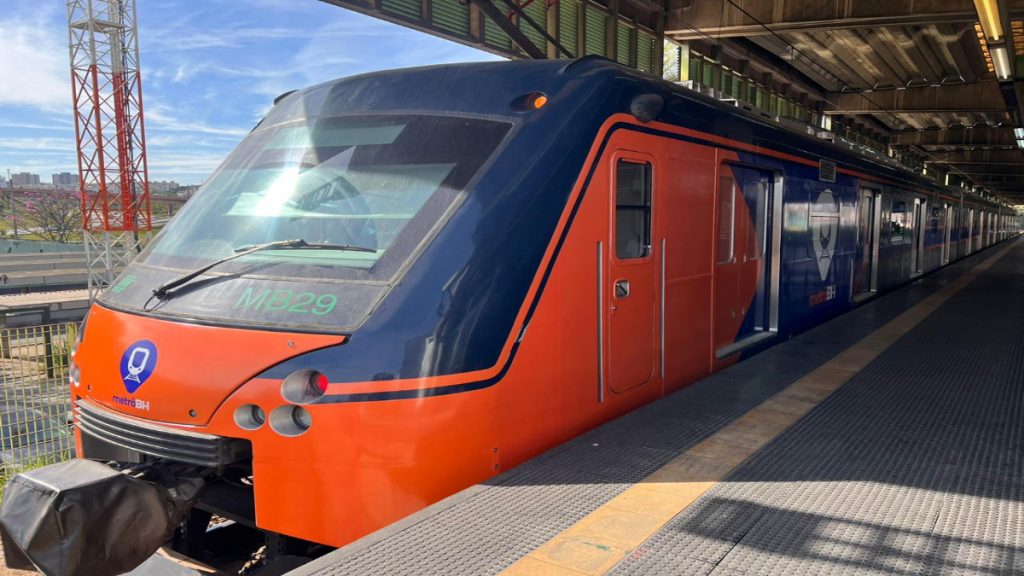 Metrô de BH terá intervalo maior entre os trens nesta semana; veja o que muda