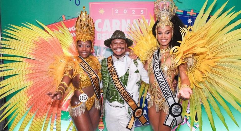 Carnaval de BH 2027 abre inscrições para Rei Momo, Rainha e Princesa