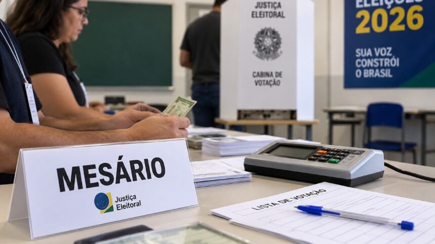 Mesário: veja benefícios e direitos nas Eleições 2026