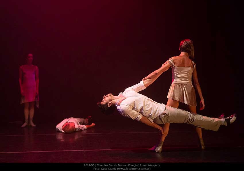 Espetáculo “Âmago”, da Mimulus Cia. de Dança, combina dança de salão e contemporânea em montagem dirigida por Jomar Mesquita