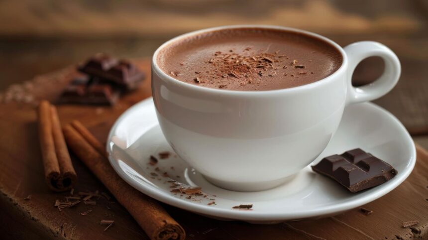 Chocolate quente sem leite: a receita cremosa que fica pronta em 5 min